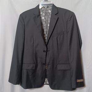 LOUIS V Black Single Breasted Jacket/Blazer. Size 16H